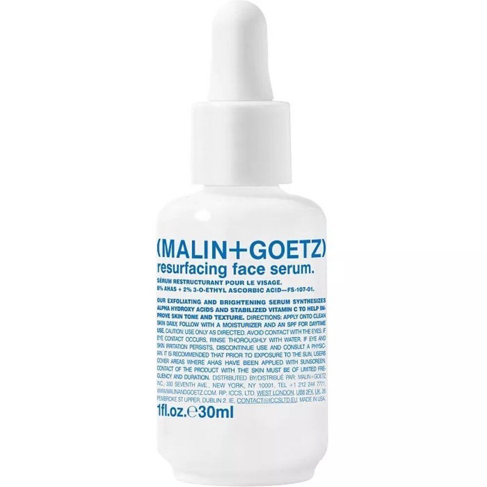 Malin + Goetz Resurfacing Face Serum Full Size 1 fl.oz 30 ml